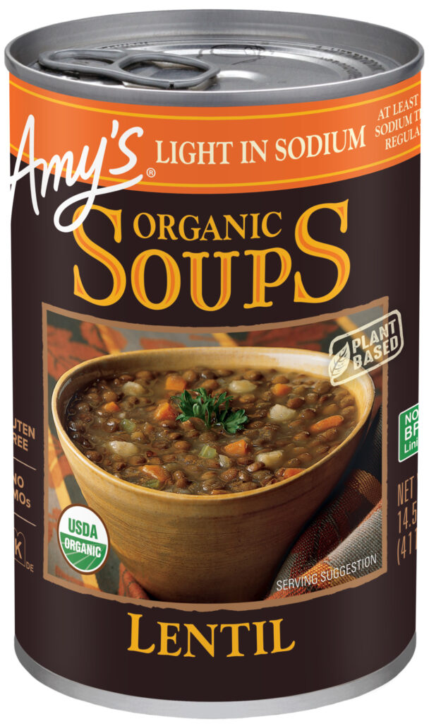 Amy's Light in Sodium Lentil Soup