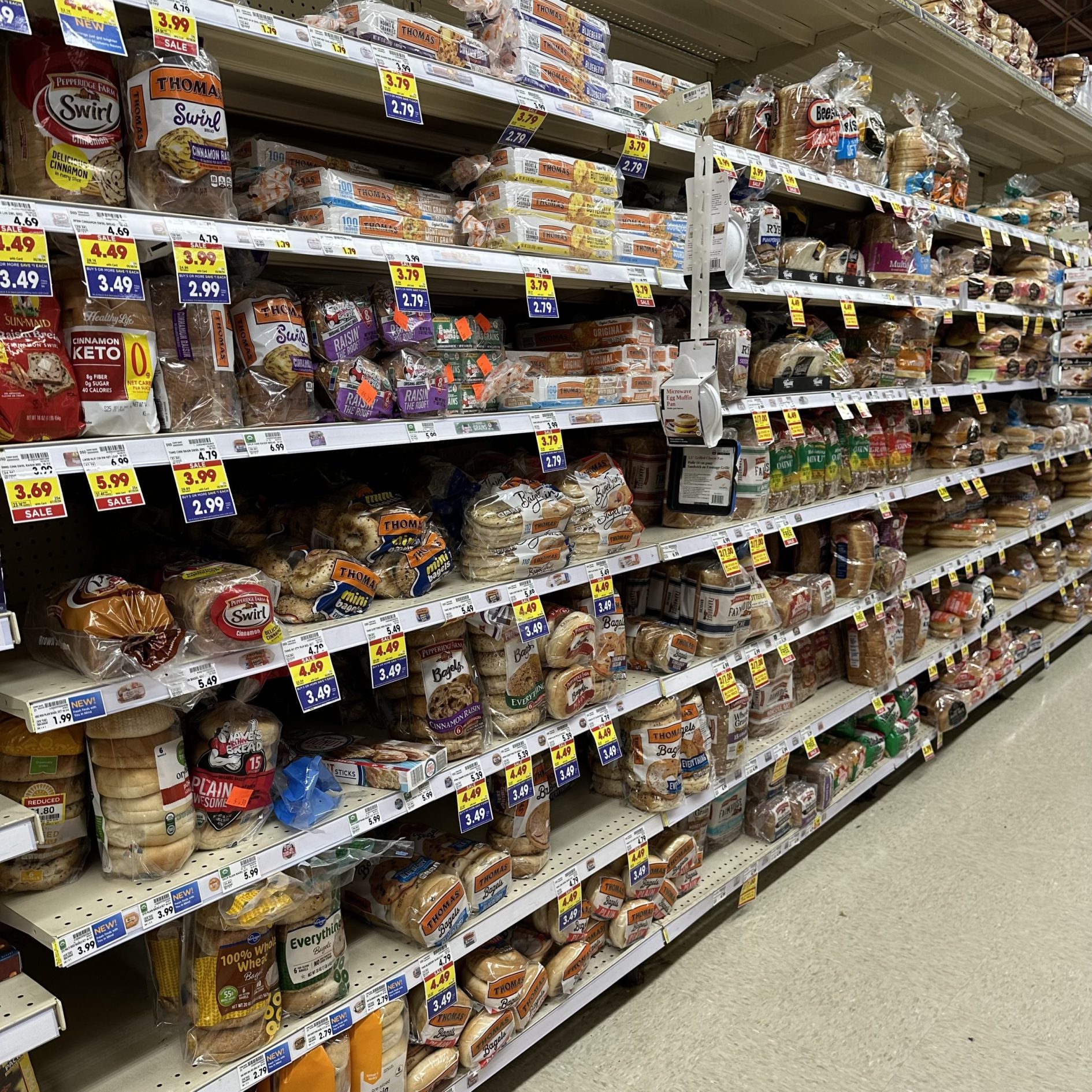 Supermarket Bread Aisle