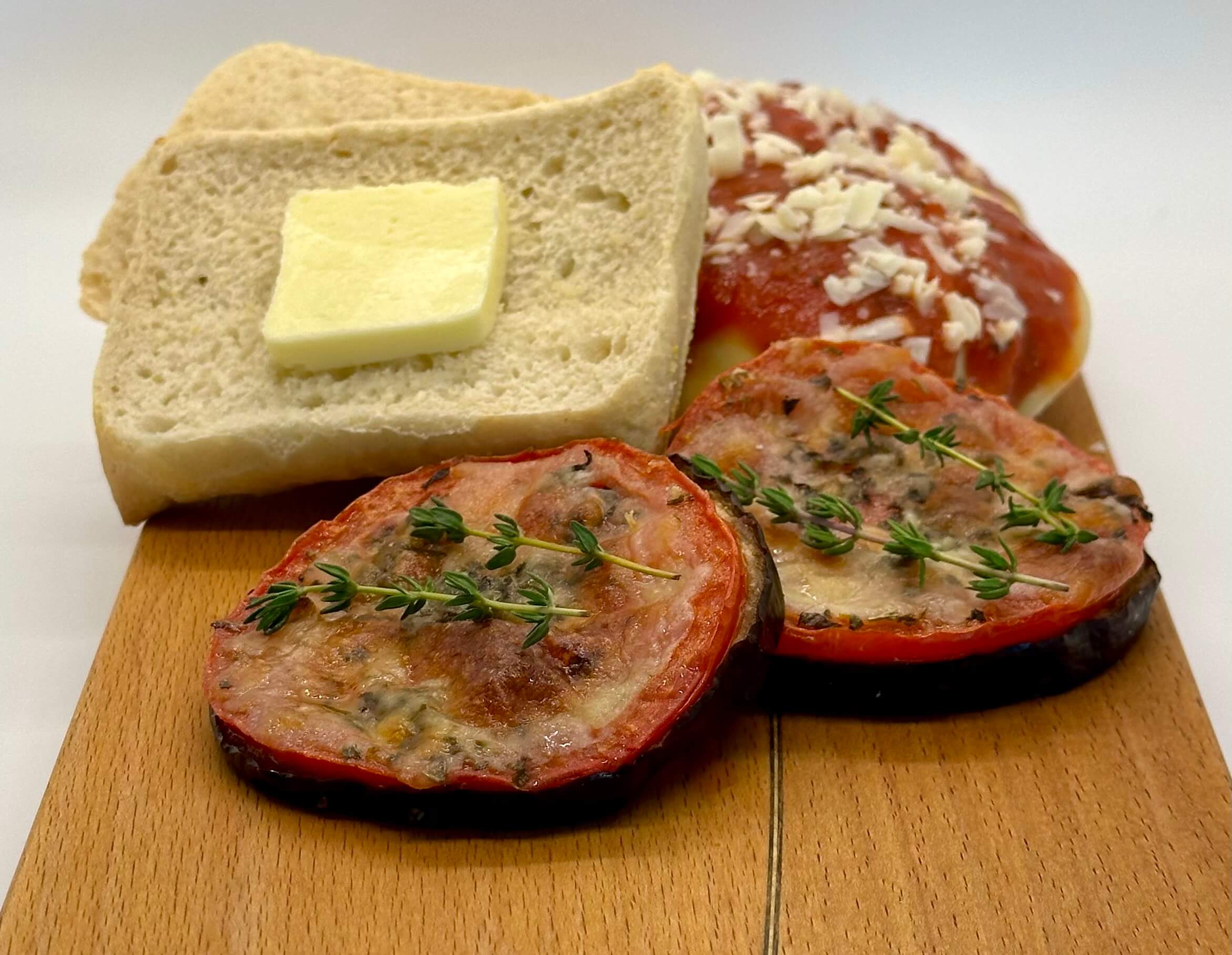 Mini Eggplant Pizzas