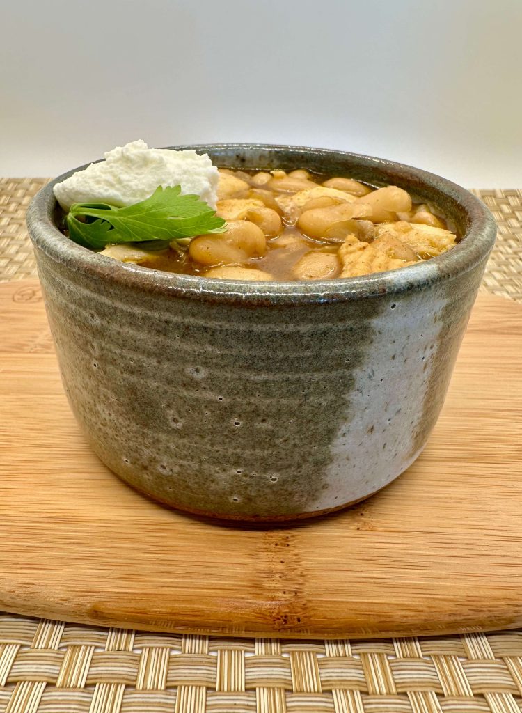 White bean chicken breast chili